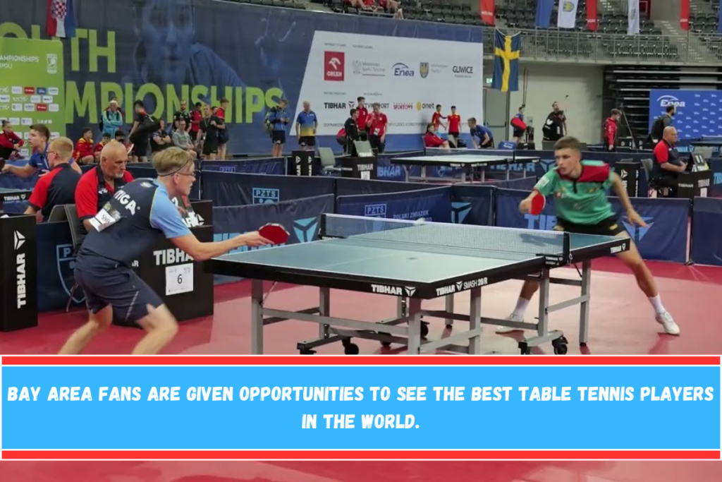 Bay Area fans are given opportunities to see the best table tennis players in the world.