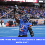 Bold predictions for the Boise State-San Jose State contest were made by Ashton Jeanty.