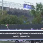 Major events are coinciding in downtown Orlando amid safety concerns.