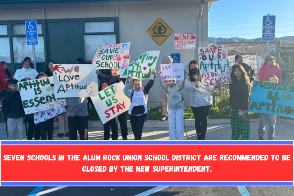 Seven schools in the Alum Rock Union School District are recommended to be closed by the new superintendent.