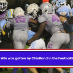 The Win was gotten by Chiefland in the Football Recap